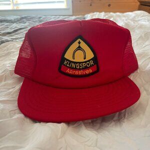 Vintage "Klingspor Abrasives" Racing Nascar Trucker Hat